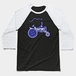 old farming machine in blue white color Baseball T-Shirt